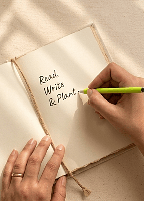 Plantable Seed Pencil with Kraft Backing Card Plantable Seed Pencil with Kraft Backing Card
