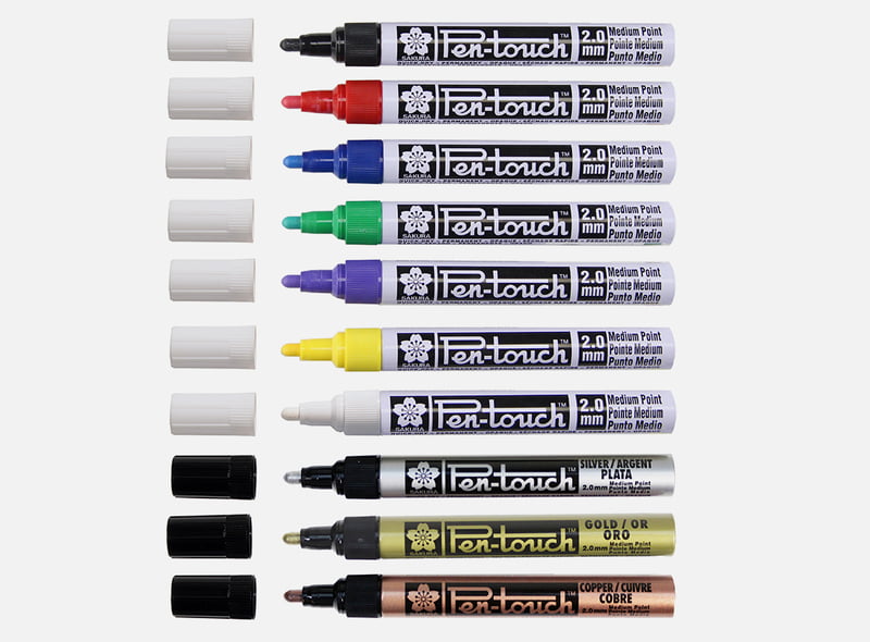 SAKURA PENTOUCH PAINT MARKER, MEDIUM POINT, 2.0MM SAKURA PENTOUCH PAINT MARKER, MEDIUM POINT, 2.0MM