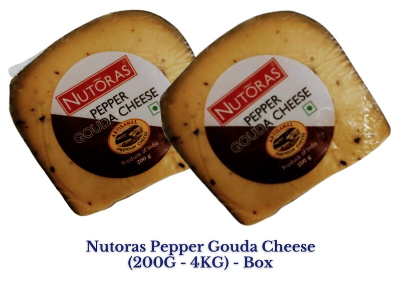 Nutoras Pepper Gouda Cheese (200G - 4KG) Nutoras Pepper Gouda Cheese (200G - 4KG)