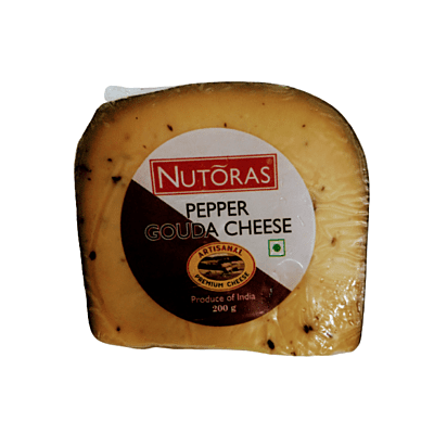 Nutoras Pepper Gouda Cheese 200g Nutoras Pepper Gouda Cheese 200g