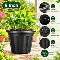 8 Inch Nursery Pot | ECSHA