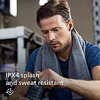 Philips Audio TWS TAT3225 True Wireless Earbuds | 24 Hr Playtime, IPX4, Bluetooth 5.2, Voice Assistant - Black Philips Audio TWS TAT3225 True Wireless Earbuds | 24 Hr Playtime, IPX4, Bluetooth 5.2, Voice Assistant - Black