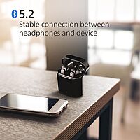 Philips Audio TWS TAT3225 True Wireless Earbuds | 24 Hr Playtime, IPX4, Bluetooth 5.2, Voice Assistant - Black Philips Audio TWS TAT3225 True Wireless Earbuds | 24 Hr Playtime, IPX4, Bluetooth 5.2, Voice Assistant - Black