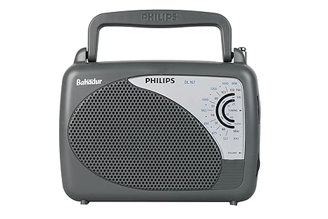 Philips Radio DL167/94 – MW/SW/FM Bands, Operates on 2xR20 (UM1) Batteries or Optional External 3V DC Power Philips Radio DL167/94 – MW/SW/FM Bands, Operates on 2xR20 (UM1) Batteries or Optional External 3V DC Power