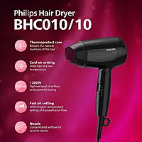 Hair Dryer Philips 0010 10 BHC Black BHC010/10 Hair Dryer Philips 0010 10 BHC Black BHC010/10