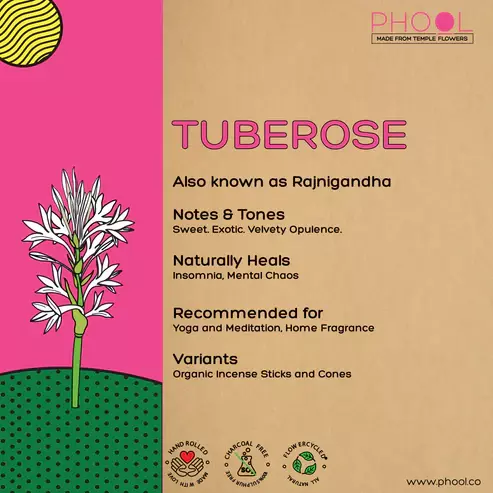 Phool TUBEROSE Incense Cones