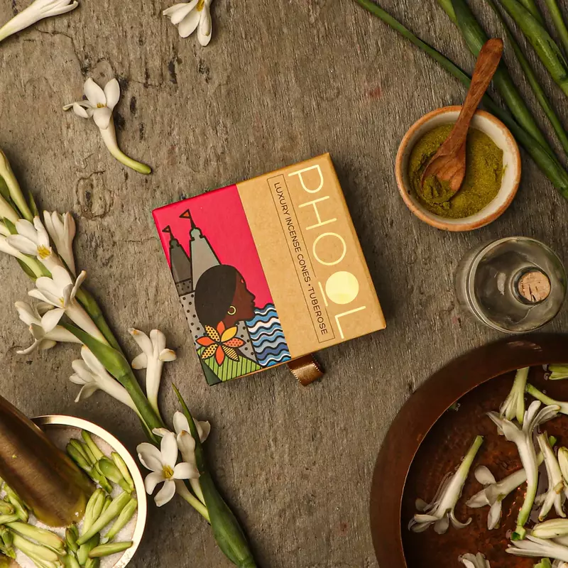 Phool TUBEROSE Incense Cones
