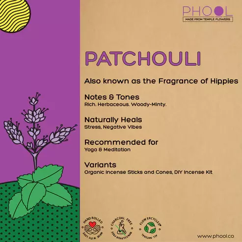 Phool PATCHOULI Incense Sticks