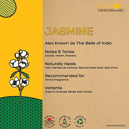 Phool JASMINE Incense Cones
