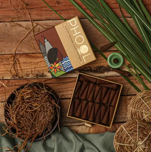 Phool VETIVER Incense Cones