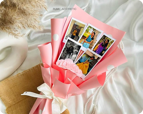 Memory Bouquet (Baby Pink & White)