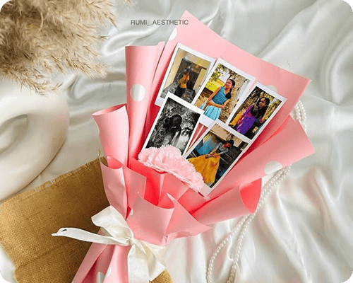 Memory Bouquet (Baby Pink & White)