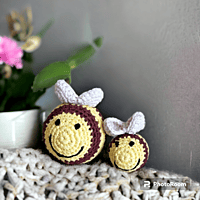 Crochet Bee Small Rattle