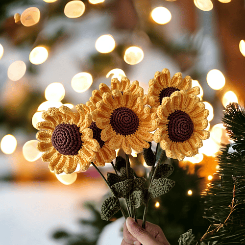 Crochet Large Sunflower