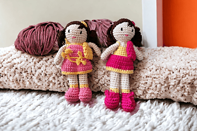 Crochet Summer Dress Small Doll