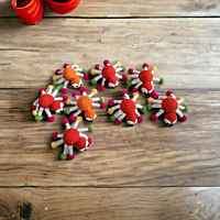 Handmade Crochet Spider Baby Rattle