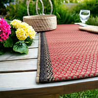 Madur Red Honey Comb Runner