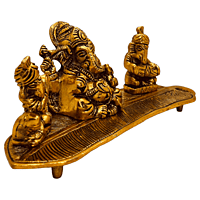 Musical 3 Ganesha On Leaf Musical 3 Ganesha On Leaf