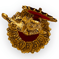 Kamal Krishna Gold 9 X 16 X 9 CM