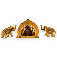 Elephant + Ganesh Gold  Colour Combo