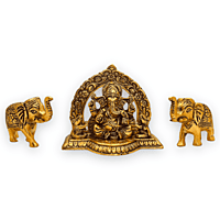 Elephant + Ganesh Gold  Colour Combo