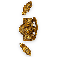 Elephant + Ganesh Gold  Colour Combo