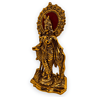 Cow Krishna Hanging Gold 12 X 25 5 X 5 5 CM