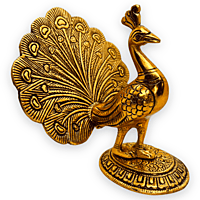 Peacock Dancing Gold Colour Peacock Dancing Gold Colour