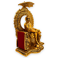 Sai Baba Singhasan Gold 16 X 24 X 9 cm
