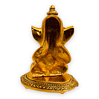 Rat Ganesha Plate Gold Rat Ganesha Plate Gold