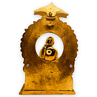 Sai Baba Singhasan Gold 16 X 24 X 9 cm