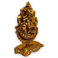 Kamal Ganesha Plate Gold Colour 13 X 18 X 3 CM Kamal Ganesha Plate Gold Colour 13 X 18 X 3 CM