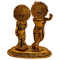 Radha Krishna With Flute Gold Colour 10 x 11 5 x 6 cm Radha Krishna With Flute Gold Colour 10 x 11 5 x 6 cm