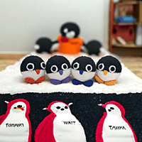 Crochet Penguin Stress Ball