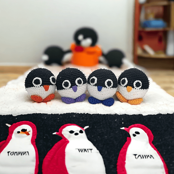 Crochet Penguin Stress Ball