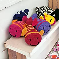 Handmade Crochet Fish Baby Rattle