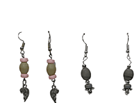 Set of 2 earrings in