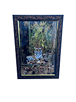 Beautifully photographed in their natural habitat and elegantly framed Bengal tiger in the wild || wildlife photograhy || Professionally captured photo || tiger in a frame || home décor || Framed