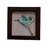 Zardozi Saras Wooden Coaster (Set of 2)