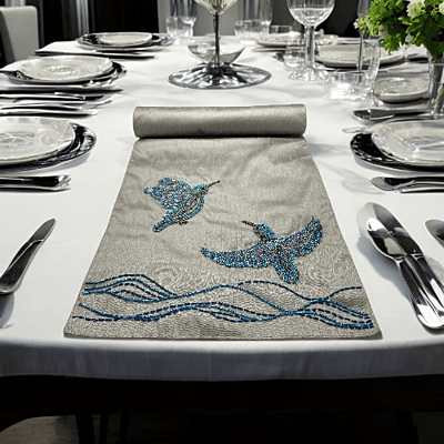 Zardozi Kingfisher Runner