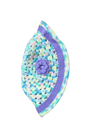 Handknitted multicolored woolen poncho with cap for kids between 6 months and 1 year || beautiful design and excellent finish and amazing crotchet work-PN2413