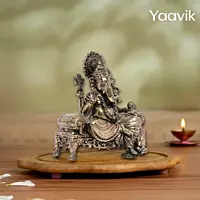 Lord Ganesha – Royal Presence | Fine Brass | 4”