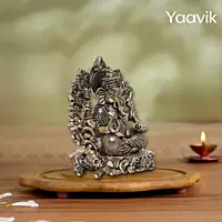 Lord Ganesha – Temple Sanctum | Fine Brass | 4”