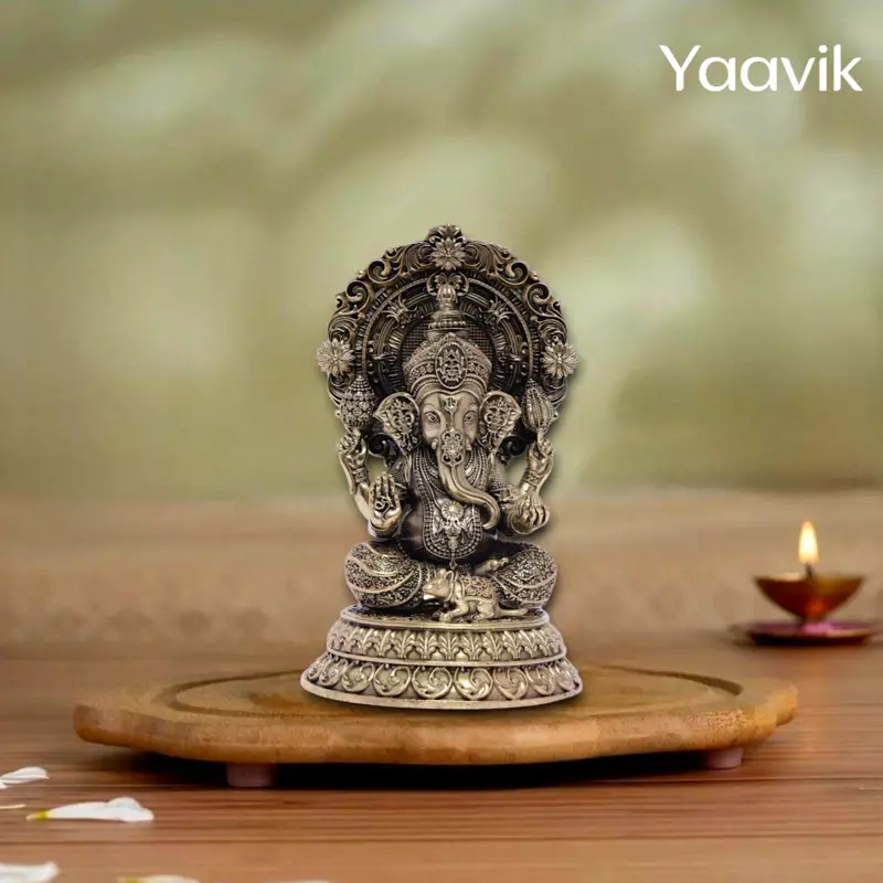 Lord Ganesha – Radiant Grace | Fine Brass | 5.5”