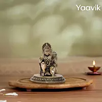 Lord Hanuman – Devotional Surrender | Fine Brass | 3.25”