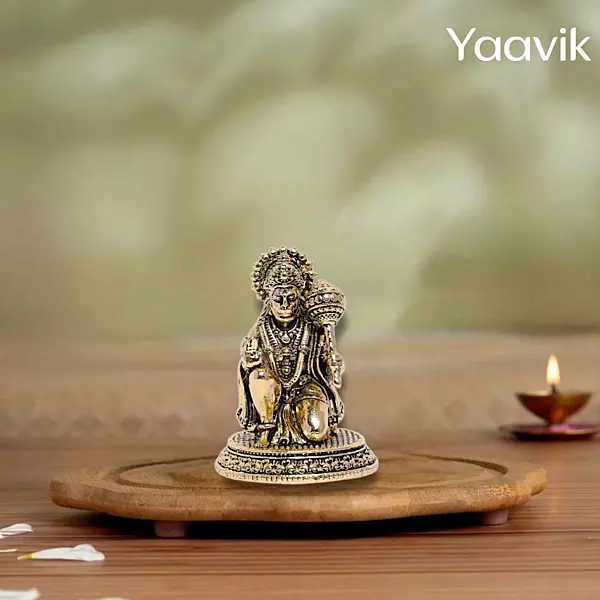 Lord Hanuman – Devotional Surrender | Fine Brass | 1.5”