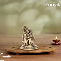 Lord Hanuman – Devotional Surrender | Fine Brass | 1.5”