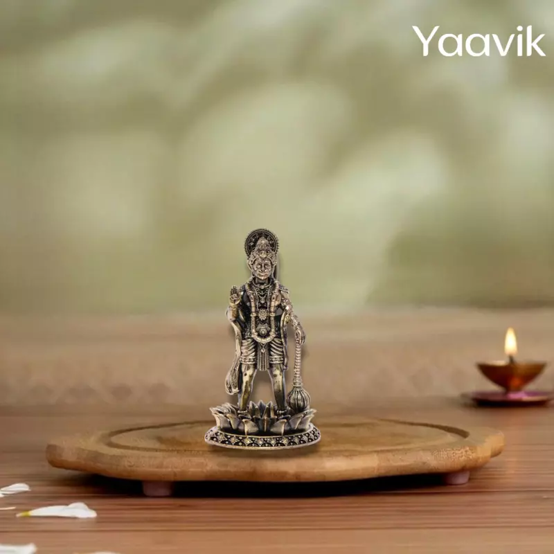 Lord Hanuman – Veera Resolve | Fine Brass | 4”