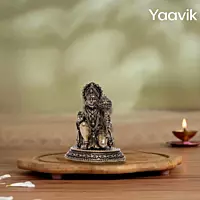 Lord Hanuman – Devotional Surrender | Fine Brass | Kneeling Form | 2.5”