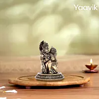 Lord Hanuman – Devotional Surrender | Fine Brass | Kneeling Form | 2.5”